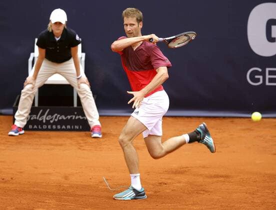 Foto : Florian Mayer ( GER ) Tennis German Open in Hamburg Mon. 11.07.2016