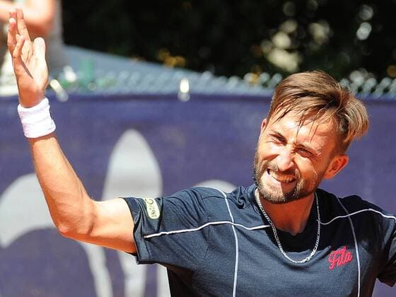Finale der Saarland-Open, Marvin Netuschil (GER) ist der Sieger in 2016, im Endspiel gegen Filip Horansky (SVK), 6:2 - 6:4, 10.07.16, ITF Turnier Saarland Open, Germany F 6 Futures, beim STC Blau Weiss Saarlouis, Saarlouis Copyright: Franz Eibner-Pressefoto EP_PFZ