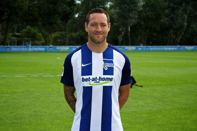Fussball Berlin 12.07.2016 GER, 1. BL, DFL, Portraittermin, Porträttermin 2016 2017 Hertha BSC Berlin Julian Schieber