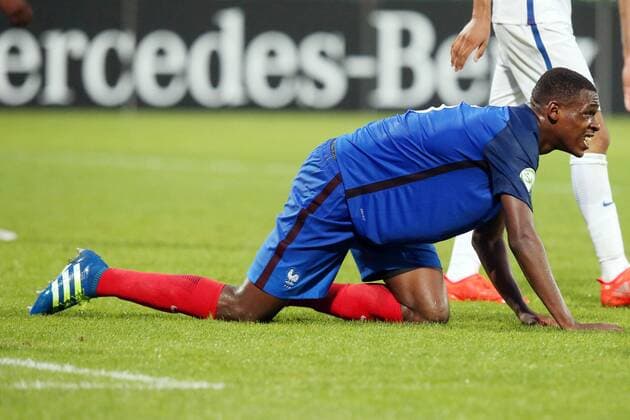 Issa Diop ( Frankreich ), Frankreich vs England, U-19-Fussball-Europameisterschaft 2016 , Fussball, 12.07.2016, Heidenheim Copyright: Langer Eibner-Pressefoto EP_HLR