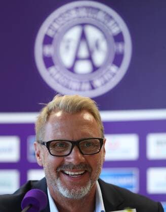 SOCCER - EL quali, A.Wien vs Kukesi VIENNA,AUSTRIA,13.JUL.16 - SOCCER - UEFA Europa League, qualification, FK Austria Wien vs FK Kukesi, preview, press conference PK Pressekonferenz of A.Wien. Image shows head coach Thorsten Fink (A.Wien). GEPAxpictures xChristianxOrt