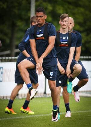 Genk s Igor De Camargo pictured during a training session of Belgian first league soccer team RC Genk, Wednesday 13 July 2016, in Genk. Tomorrow Genk is playing the first leg of the second qualification round in the Europa League competition against Montenegro s Buducnost Podgorica. VIRGINIExLEFOUR  x04890635x