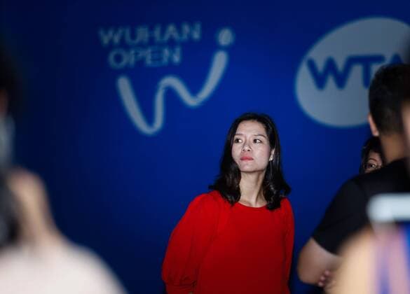 WUHAN, CHINA - JULY 13: Retired tennis player Li Na attends the ticket release ceremony of the 2016 Dongfeng Motor Wuhan Open on July 13, 2016 in Wuhan, Hubei Province of China.  CFP488205871 