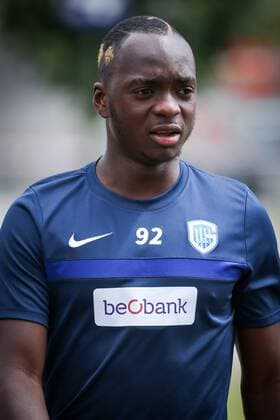 Genk s Neeskens Kebano arrives for a training session of Belgian first league soccer team RC Genk, Wednesday 13 July 2016, in Genk. Tomorrow Genk is playing the first leg of the second qualification round in the Europa League competition against Montenegro s Buducnost Podgorica. VIRGINIExLEFOUR  x04890679x