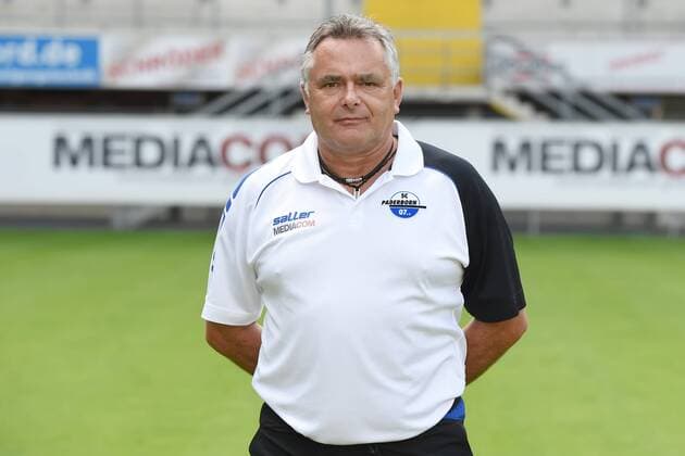 Fußball 3. Liga, Porträttermin 2016 2017 SC Paderborn 07 am 13.07.2016 in der Benteler-Arena in Paderborn Zeugwart Michael Heppner (Paderborn) mt