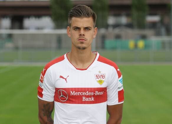 Fussball 2. Bundesliga 2016 2017 13.07.2014 Fototermin beim VfB Stuttgart: Jan Kliment