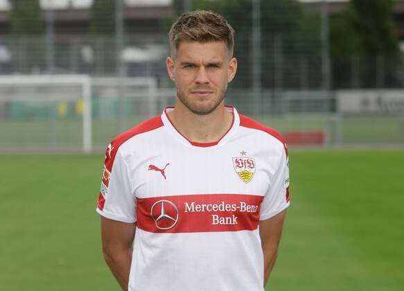 Fussball 2. Bundesliga 2016 2017 13.07.2014 Fototermin beim VfB Stuttgart: Simon Terodde