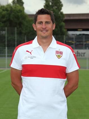 Fussball 2. Bundesliga 2016 2017 13.07.2014 Fototermin beim VfB Stuttgart: Physiotherapeut Manuel Roth