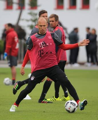 14.07.2016, 1.BL, FC Bayern Training, Säbenerstrasse Muenchen, Fussball, im Bild: Arjen Robben (FCB)