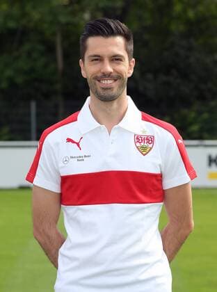 14.07.2016, Stuttgart, Fußball Regionalliga Saison 2016 2017 VfB Stuttgart II: Mannschaftsfoto, Fototermin, Portraits: Physio Kevin Fischer