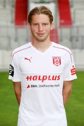 Hallescher FC Fußball Saison 2016-17 Halle Saale, 14.07.2016, Fußball, 3.Liga, GER, Porträttermin 2016 2017. , Hallescher FC , Im Bild: Florian Brügmann Bruegmann ,