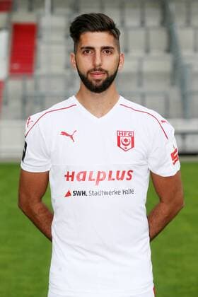 Hallescher FC Fußball Saison 2016-17 Halle Saale, 14.07.2016, Fußball, 3.Liga, GER, Porträttermin 2016 2017. , Hallescher FC , Im Bild: Hilal el-Helwe ,
