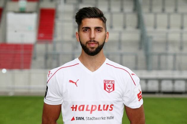 Hallescher FC Fußball Saison 2016-17 Halle Saale, 14.07.2016, Fußball, 3.Liga, GER, Porträttermin 2016 2017. , Hallescher FC , Im Bild: Hilal el-Helwe ,