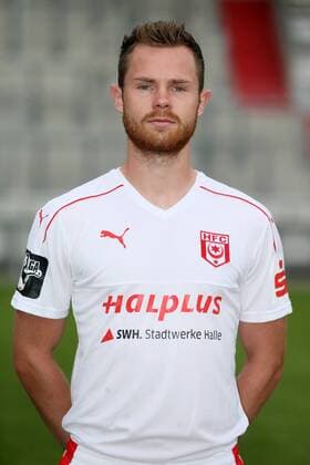 Hallescher FC Fußball Saison 2016-17 Halle Saale, 14.07.2016, Fußball, 3.Liga, GER, Porträttermin 2016 2017. , Hallescher FC , Im Bild: Tobias Müller Mueller ,