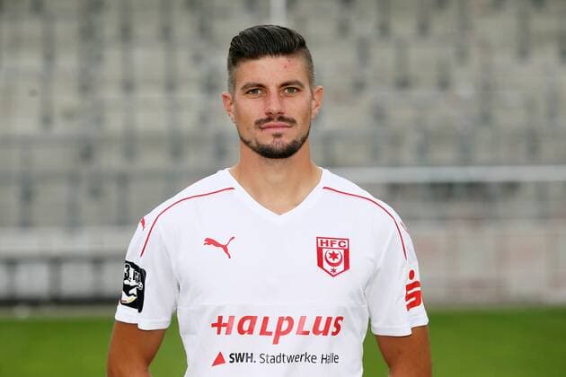 Hallescher FC Fußball Saison 2016-17 Halle Saale, 14.07.2016, Fußball, 3.Liga, GER, Porträttermin 2016 2017. , Hallescher FC , Im Bild: Stefan Kleineheismann ,