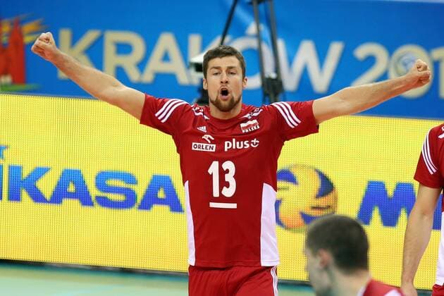 Volleyball, FIVB World League, Polen - Serbien 14.07.2016 KRAKOW TAURON ARENA - Nationalteam - ( MEN S VOLLEYBALL ) - FINAL SIX ( FIVB WORLD LEAGUE FINALS KRAKOW 2016 ) - POLSKA -SERBIA ( GAME POLAND -SERBIA) NZ MICHAL KUBIAK -  20160714CSJP3009
