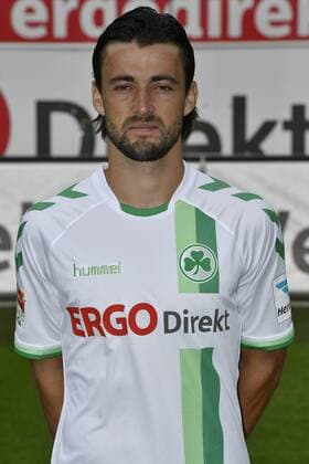 14.07.2016 - SpVgg Greuther Fürth Fuerth - 2. Fußball Bundesliga BL - Saison 2016 2017 - Fototermin Porträttermin - - Ante Vukusic (11, SpVgg Greuther Fürth ) - Einzelbild Einzelfoto Portrait Porträt Kopfbild