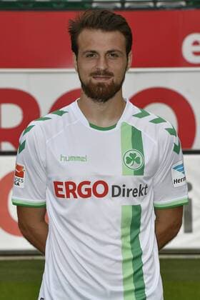 14.07.2016 - SpVgg Greuther Fürth Fuerth - 2. Fußball Bundesliga BL - Saison 2016 2017 - Fototermin Porträttermin - - Ilir Azemi (33, SpVgg Greuther Fürth ) - Einzelbild Einzelfoto Portrait Porträt Kopfbild