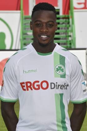 14.07.2016 - SpVgg Greuther Fürth Fuerth - 2. Fußball Bundesliga BL - Saison 2016 2017 - Fototermin Porträttermin - - Khaled Narey (21, SpVgg Greuther Fürth ) - Freisteller Einzelbild
