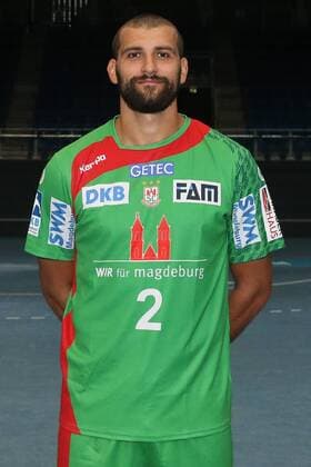 Zeljko Musa (SC Magdeburg) - Handball Bundesliga Saison 2016-2017 offizeller Fototermin SC Magdeburg in der GETEC Arena in Magdeburg - Einzelbild,Portrait,Deutschland, Handball, Mann, Maenner,15.07.2016