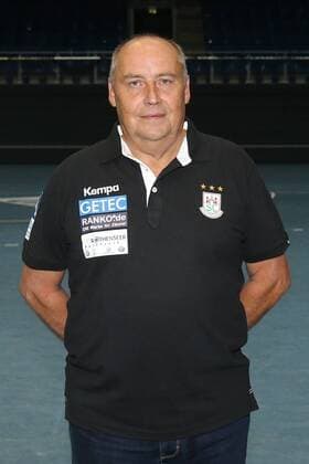 Betreuer Uli Barnikol (SC Magdeburg) - Handball Bundesliga Saison 2016-2017 offizeller Fototermin SC Magdeburg in der GETEC Arena in Magdeburg - Einzelbild,Portrait,Deutschland, Handball, Mann, Maenner,15.07.2016