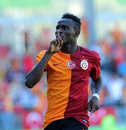Uhren Cup - Group match between Galatasaray and Zurich at Tissot Arena in Biel , Swiss , July 17,2016. Pictured: Galatasaray player Bruma celebrates after him goal. 