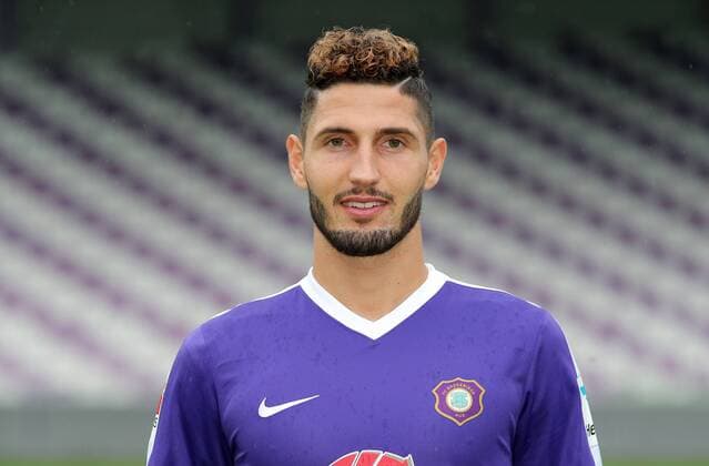 Team Erzgebirge Aue Fußball 2.Bundesliga 2016 17 Aue, 17.07.2016, Erzgebirgsstadion, Fußball, 2.Bundesliga , Porträttermin, Saison 2016 2017 , Im Bild; Fabio Kaufmann. ,