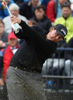 Phil Mickelson (USA), JULY 17, 2016 - Golf : Phil Mickelson of the United States on the 5th hole during the final round of the 145th British Open Championship at the Old Course, Royal Troon Golf Club in South Ayrshire, Scotland.  (waha018783)