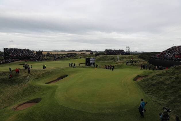 General view, JULY 17, 2016 - Golf : General view on the 8th hole during the final round of the 145th British Open Championship at the Old Course, Royal Troon Golf Club in South Ayrshire, Scotland.  (waha018815)