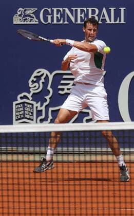 TENNIS - ATP Tennis Herren Generali Open 2016 KITZBUEHEL,AUSTRIA,18.JUL.16 - TENNIS - ATP World Tour, Generali Open. Image shows Kenny de Schepper (FRA). GEPAxpictures xAndreasxPranter