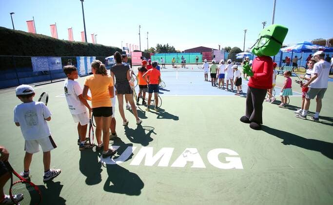 Kid s week with Guillermo Garcia Lopez 18.07.2016., Croatia, Umag - Kid s week with Guillermo Garcia Lopez at the 27th Konzum Croatia Open Umag.  SlavkoxMidzor PIXSELL