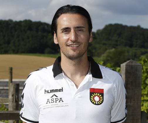Teamkoordinator Nebih Azemi (SG) . Fototermin SG Sonnenhof Grossaspach 2016-2017 . Großaspach, GER, 15.07.2016 ,Fussball 3. Liga 2016 2017.