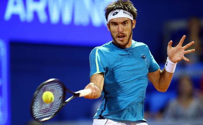 Konzum Croatia Open - Umag, Croatia 18.07.2016., Umag,Croatia - 27. Konzum Croatia Open Umag, 1st round, Nikola Mektic (CRO) - Leonardo Mayer (ARG).  SlavkoxMidzor PIXSELL