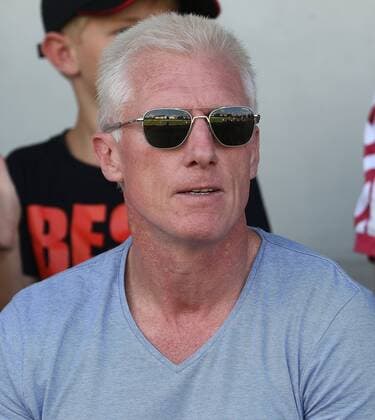 Rob Reekers (Ex-Co-Trainer beim FCA), auf der Tribüne,