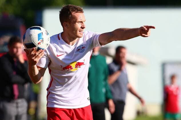 SOCCER - CL quali, Liepaja vs RBS LIEPAJA,LATVIA,19.JUL.16 - SOCCER - UEFA Champions League, qualification, FK Liepaja vs Red Bull Salzburg. Image shows Christian Schwegler (RBS). GEPAxpictures xFelixxRoittner
