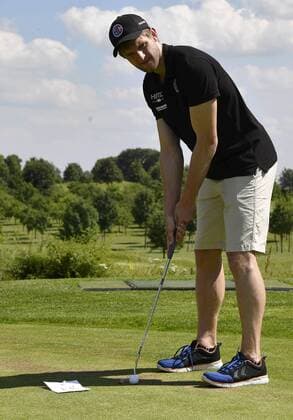 19.07.2016 - Handball - 1. Bundesliga - Saison 2016 2017 - HC Erlangen HCE - Besuch Jura Golf Hilzhofen - - Johannes Bayer (5, HC Erlangen HCE )