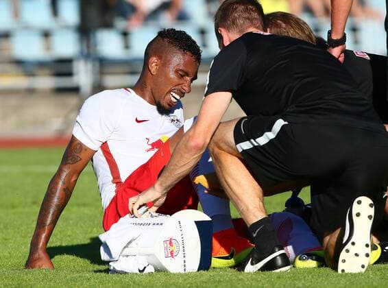 SOCCER - CL quali, Liepaja vs RBS LIEPAJA,LATVIA,19.JUL.16 - SOCCER - UEFA Champions League, qualification, FK Liepaja vs Red Bull Salzburg. Image shows Paulo Miranda (RBS). GEPAxpictures xFelixxRoittner