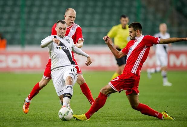 2016.07.19 , Legia Warszawa - HSK Zrinjski Mostar N Z Michal Kucharczyk 2016.07.19 , Warsaw Second qualifying round UEFA Champions League Legia Warszawa - HSK Zrinjski Mostar Michal Kucharczyk  20160719PF_RO0221