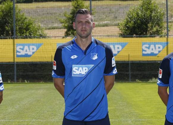 Adam Szalai (1899) . Fototermin 1899 Hoffenheim 2016-2017 . Sinsheim, GER, 19.07.2016 , Fussball 1. Bundesliga 2016 2017.