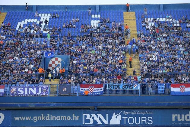 Bilder des Tages - SPORT GNK Dinamo - FK Vardar, Croatia 20.07.2016., stadium Maksimir, Zagreb,Croatia - Champions League, Second qualifying round , GNK Dinamo - FK Vardar.Fans, Bad Blue Boysi.  GoranxStanzl PIXSELL