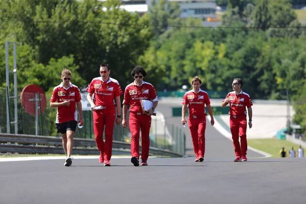 Hungarian Grand Prix, Hungaroring, Budapest 21 - 24 July 2016 21.07.2016 - Sebastian Vettel (GER) Scuderia Ferrari SF16-H 