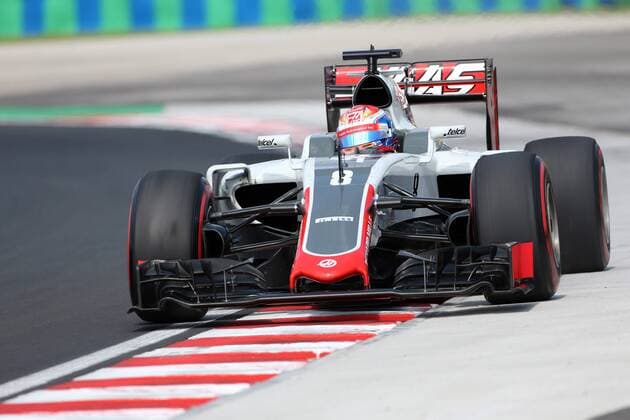 Hungarian Grand Prix, Hungaroring, Budapest 21 - 24 July 2016 22.07.2016 - Free Practice 1, Romain Grosjean (FRA) Haas F1 Team VF-16 