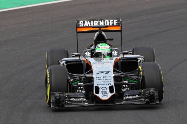 Hungarian Grand Prix, Hungaroring, Budapest 21 - 24 July 2016 22.07.2016 - Free Practice 2, Nico Hulkenberg (GER) Sahara Force India F1 VJM09 