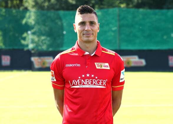 Damir Kreilach (19) Einzelbild Quer Fußball Fussball GER 2.BL Porträttermin 2016 2017 1. FC Union Berlin 22.07.2016