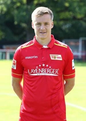 Felix Kroos (23) Einzelbild Hoch Fußball Fussball GER 2.BL Porträttermin 2016 2017 1. FC Union Berlin 22.07.2016