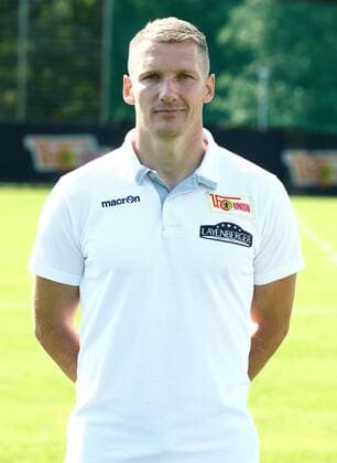 Martin Krueger Krüger (Athletiktrainer) Einzelbild Hoch Fußball Fussball GER 2.BL Porträttermin 2016 2017 1. FC Union Berlin 22.07.2016