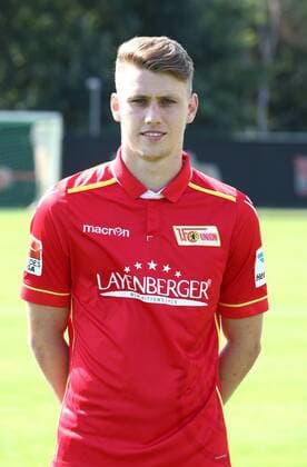 Lukas Laemmel Lämmel (39) Einzelbild Hoch Fußball Fussball GER 2.BL Porträttermin 2016 2017 1. FC Union Berlin 22.07.2016