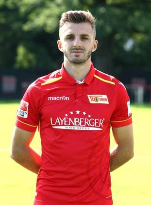 Adrian Nikci (14) Einzelbild Hoch Fußball Fussball GER 2.BL Porträttermin 2016 2017 1. FC Union Berlin 22.07.2016