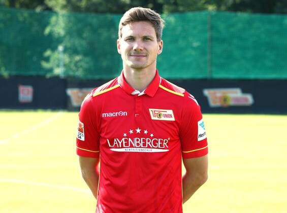 Michael Parensen (29) Einzelbild Quer Fußball Fussball GER 2.BL Porträttermin 2016 2017 1. FC Union Berlin 22.07.2016