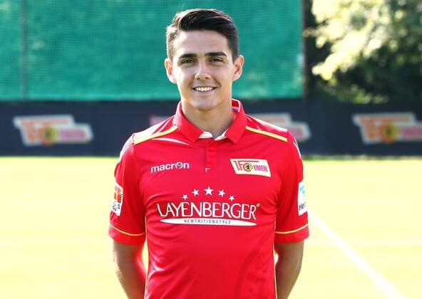 Eroll Zejnullahu (27) Einzelbild Quer Fußball Fussball GER 2.BL Porträttermin 2016 2017 1. FC Union Berlin 22.07.2016